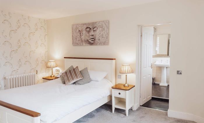 Interior of the Trevalyn Suite at Rossett Hall Hotel.